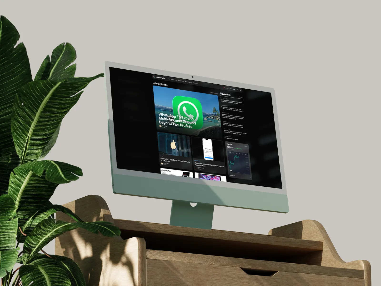 New Appleosophy Website homepage