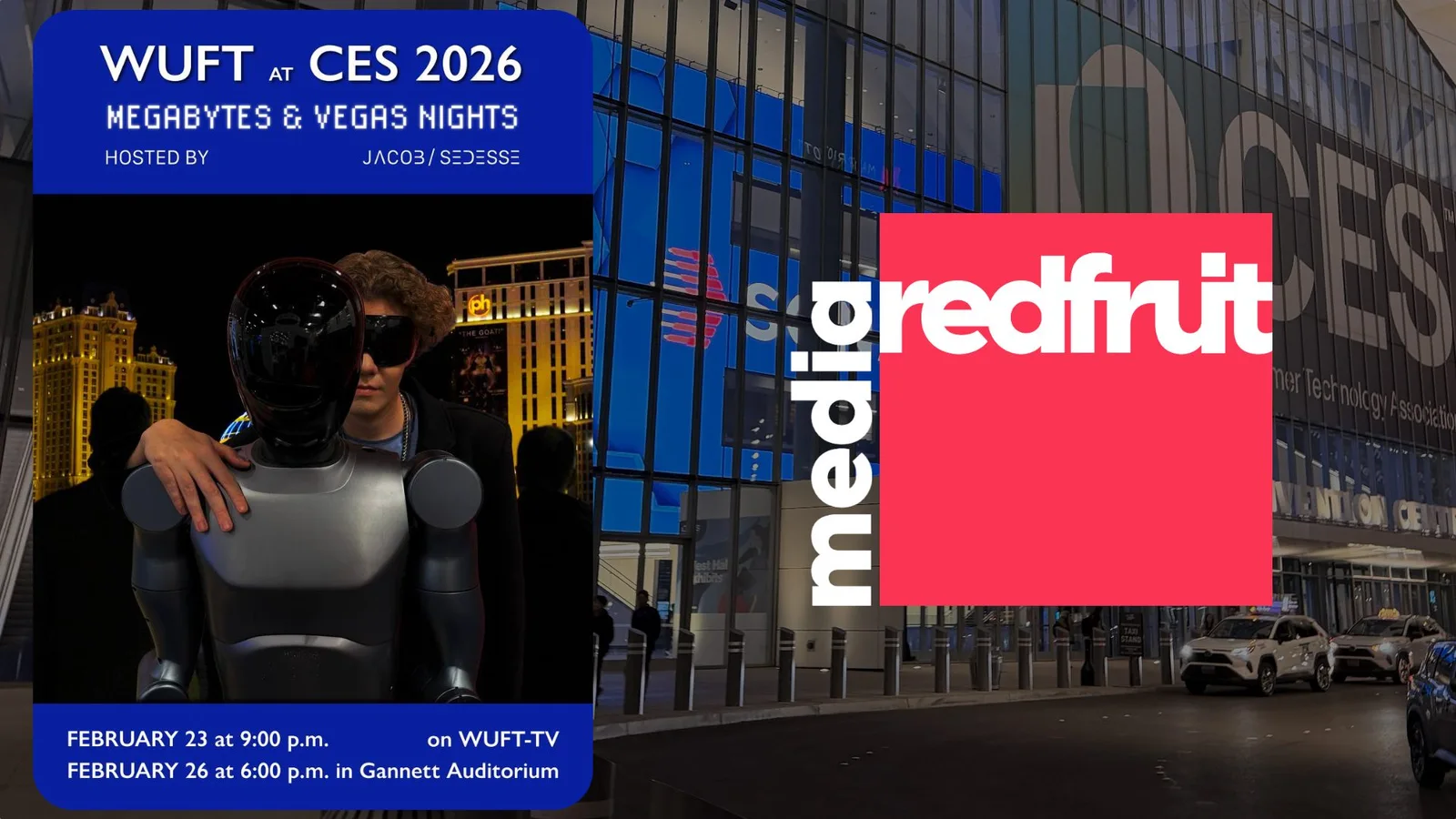 Redfruit Media Partners with Jacob Sedesse for CES 2026 Primetime Special on PBS Affiliate WUFT-TV