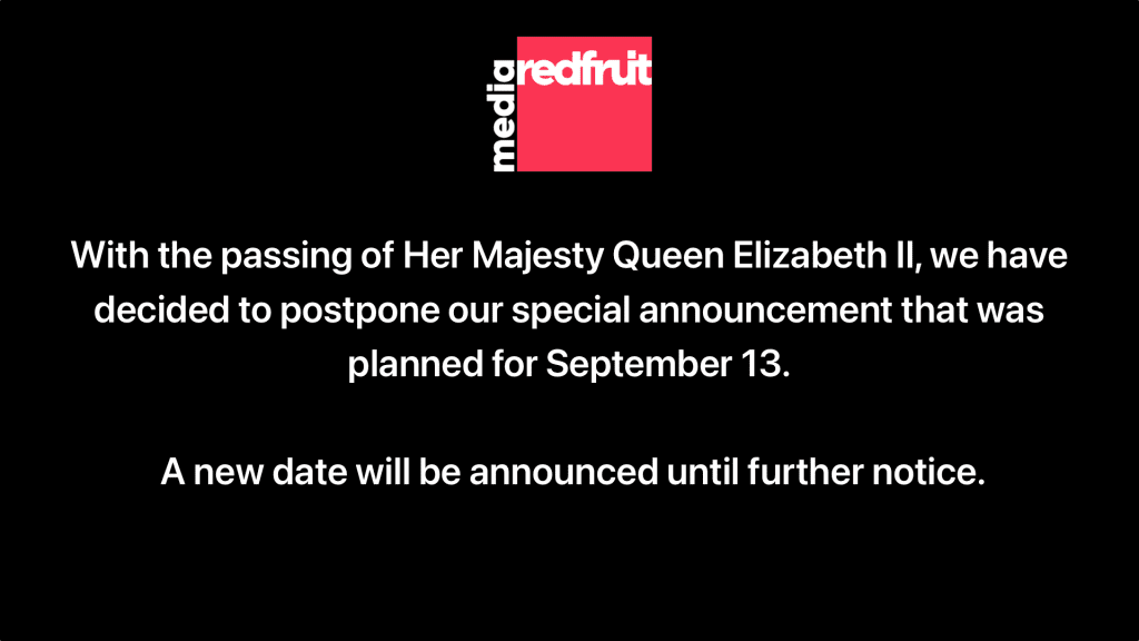 Statement from Redfruit Media